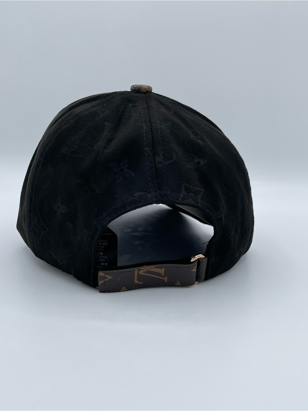 Louis Vuitton Black Crown with Brown Monogram Brim Baseball Cap - Picture 3 of 7